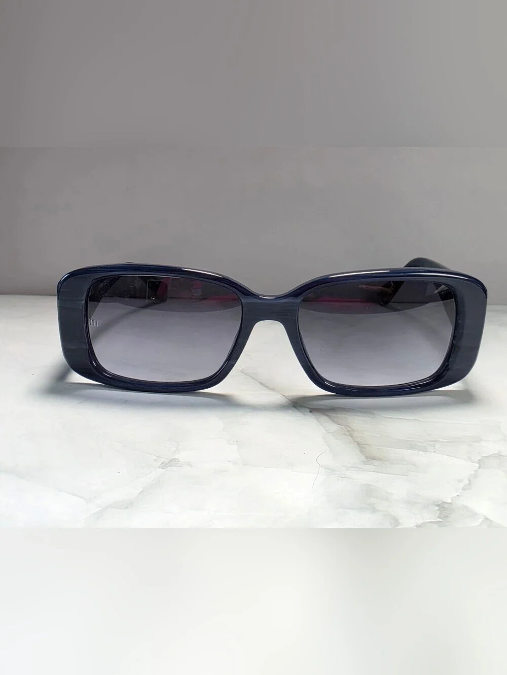 Tommy Hilfiger TH 1966/S Blue Rectangle Sunglasses w/ Case